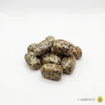 Doğal Benekli Jasper (Dalmaçyalı) Taşı Tamburlu Kütle - 3 cm